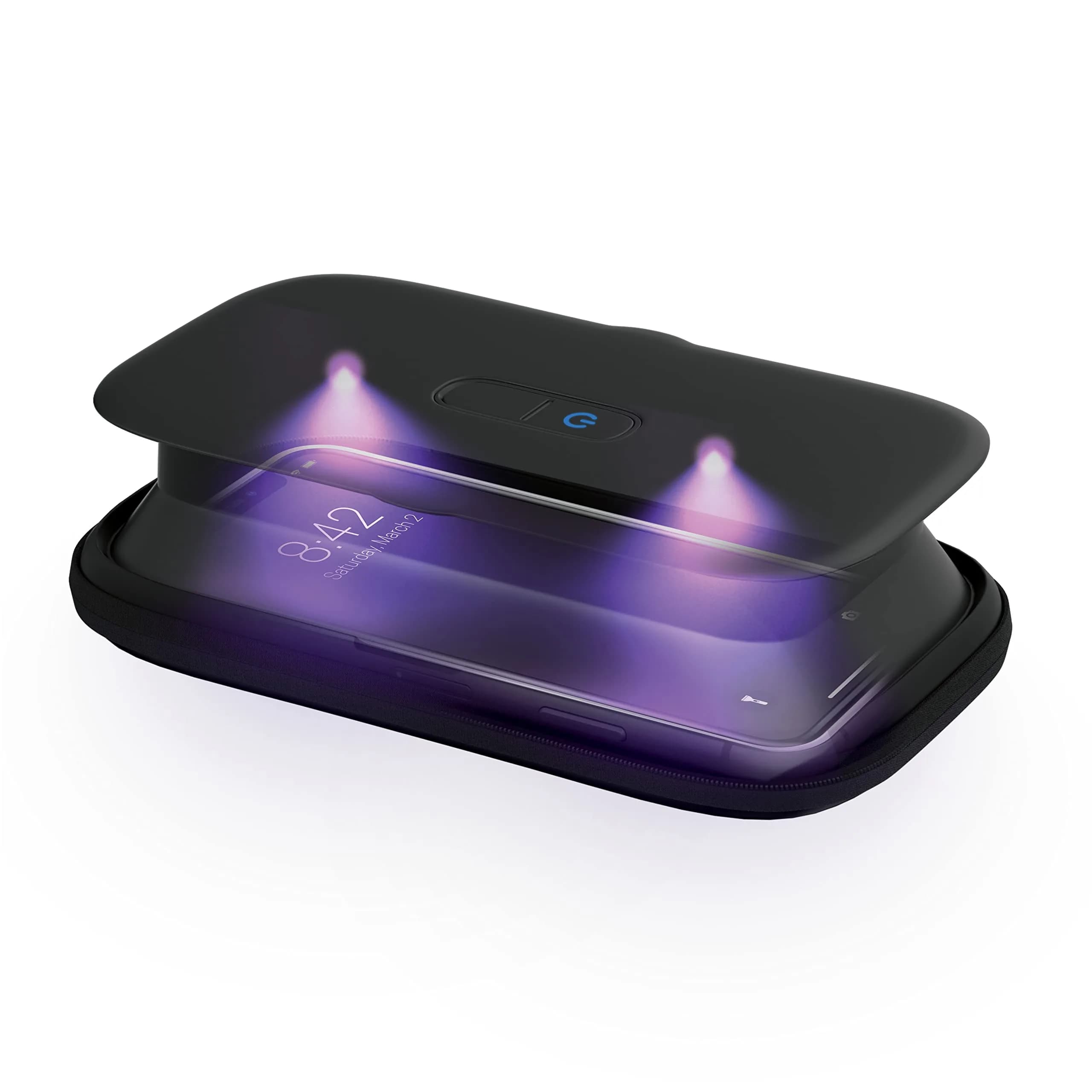 Homedics UV Clean Portable Sanitizer Box Black | Kills 99.9% of Contaminates - main product image
