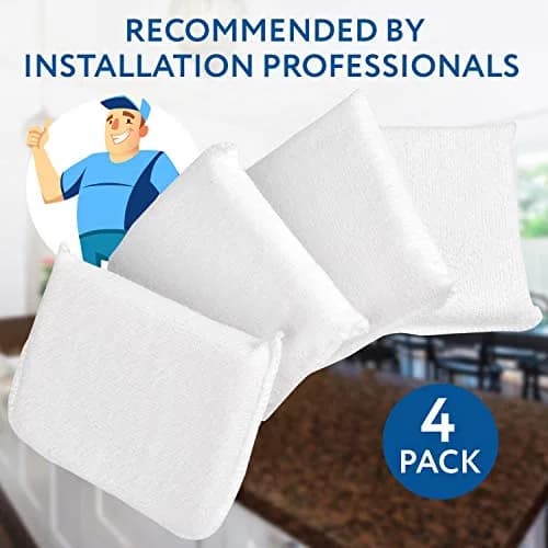 IMPRESA Microfiber Sealer Applicator Pads 5x4x1 in Black | Multi-Surface Grout & Tile Sealer Pads thumbnail 3