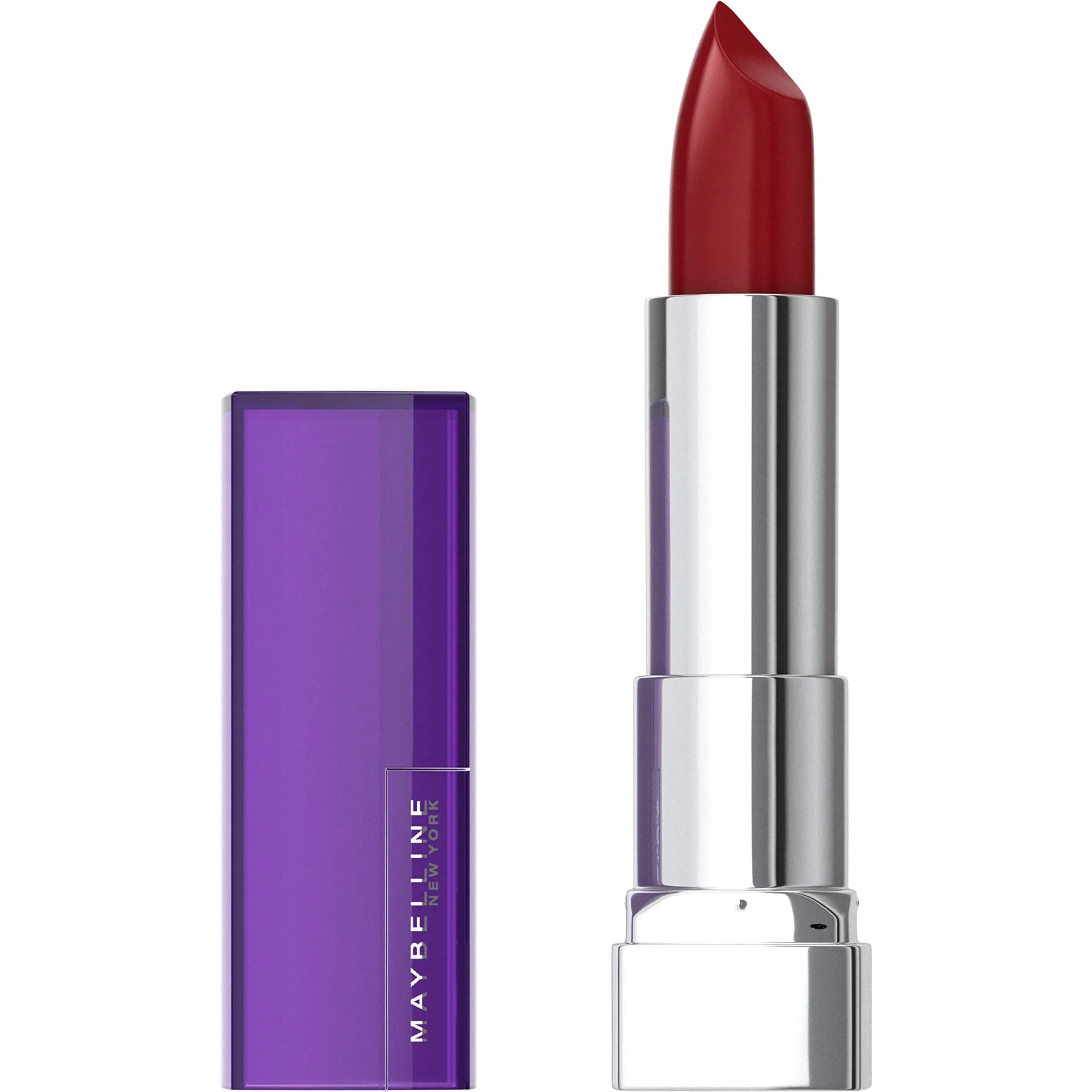 Maybelline Color Sensational Lipstick, Plum Rule, 4.25 g (0.15 oz) | Creamy Hydrating Lip Color — 411 PLUM RULE