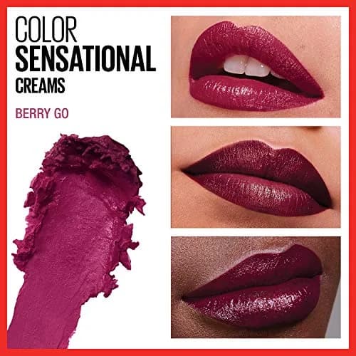 Maybelline Color Sensational Creamy Hydrating Lipstick in Berry Go, 4g (0.15 Oz) thumbnail 3