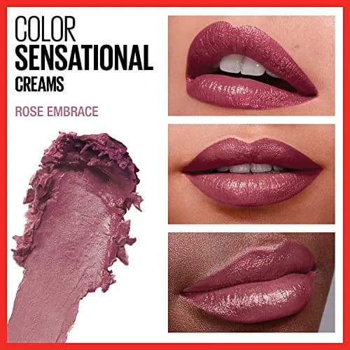 Maybelline Color Sensational Lipstick, Rose Embrace, Cream Finish, 0.15 oz (4.25 g) | Hydrating Lipstick with Shea Butter - view 3