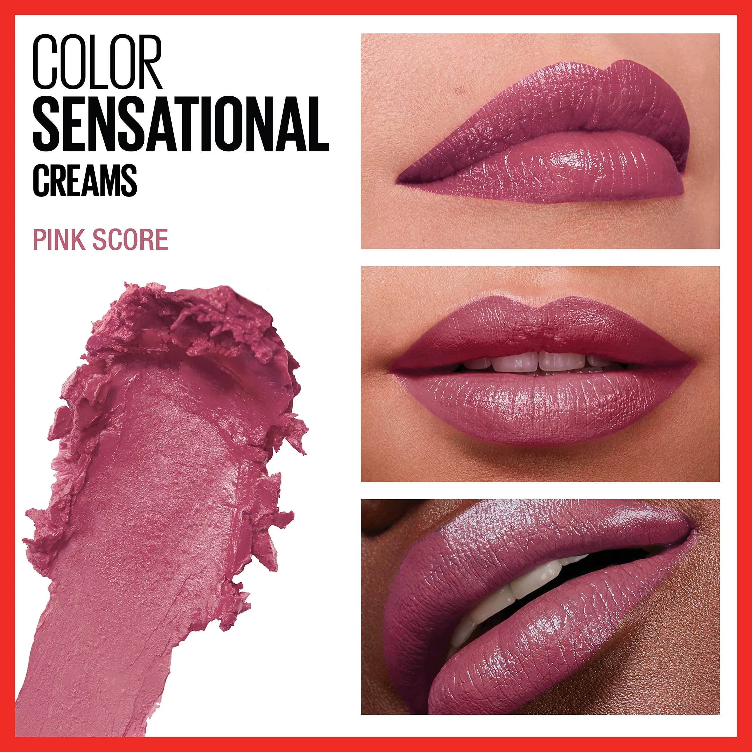 Maybelline Color Sensational Lipstick Pink Score 0.15 oz (4.43 ml) | Creamy Hydrating Lip Color - view 3