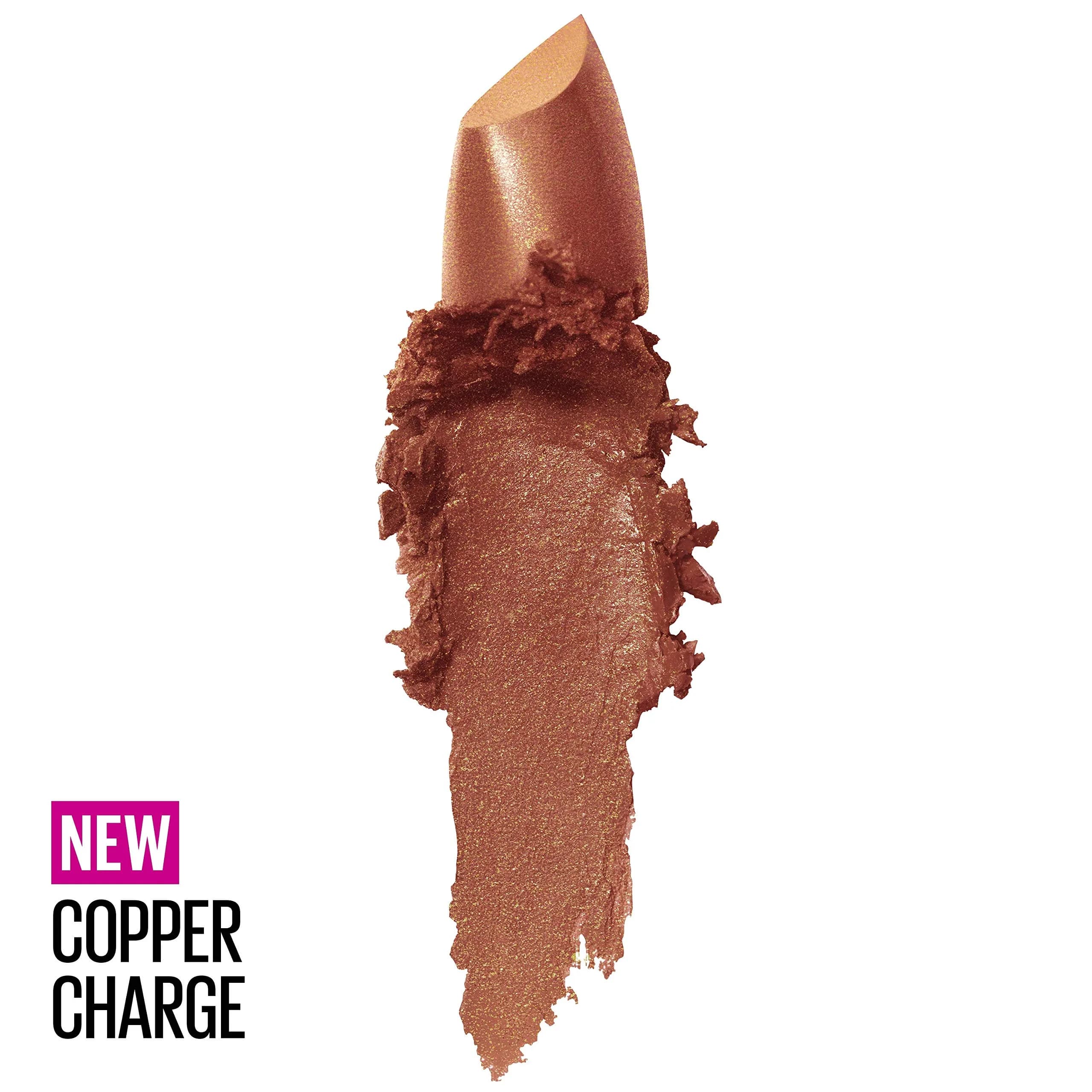 Maybelline Color Sensational Lipstick in Copper Charge - Creamy Hydrating Lip Color, 4g (0.15 Oz) thumbnail 2