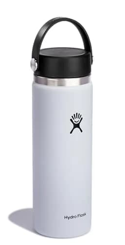 Hydro Flask Water Bottle - Insulated Stainless Steel - Wide Mouth Flex Lid, Non Spill, Leakproof in 20 Oz | Keeps Drinks Cold 24 Hrs & Hot 12 Hrs thumbnail 2