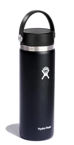 Hydro Flask Water Bottle - Insulated Stainless Steel - Wide Mouth Flex Lid, Non Spill, Leakproof in 20 Oz thumbnail 2