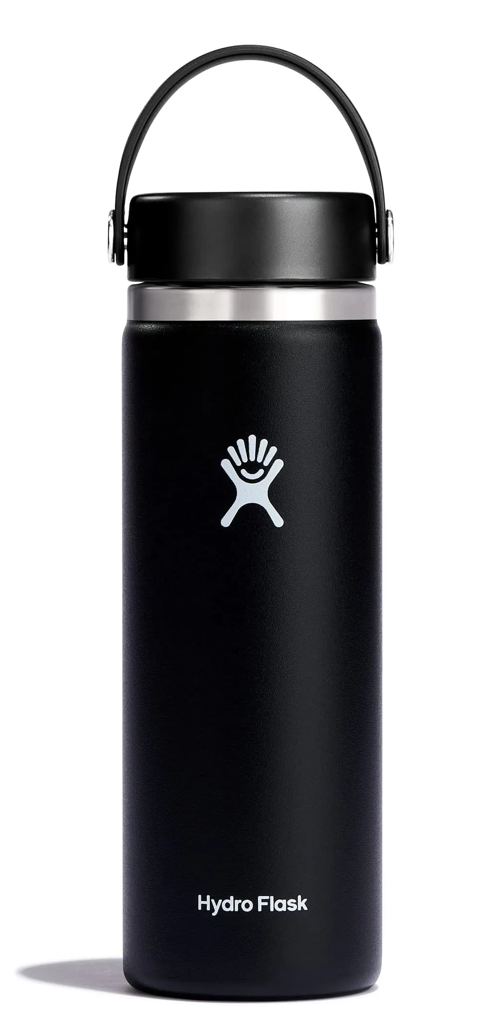 Hydro Flask 20 Oz Wide Mouth Water Bottle - Black | Insulated Stainless Steel, Cold 24 Hrs, Hot 12 Hrs - main product image