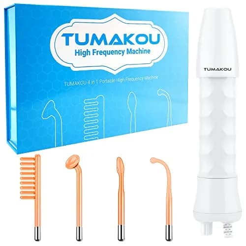 TUMAKOU High Frequency Facial Machine 14PCS | Portable Handheld Skin Therapy Device thumbnail 1