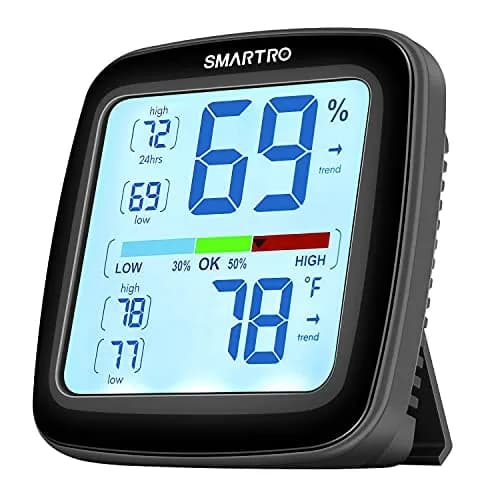 SMARTRO SC42 Digital Hygrometer Indoor Room Thermometer | High Precision Temperature & Humidity Monitor thumbnail 1