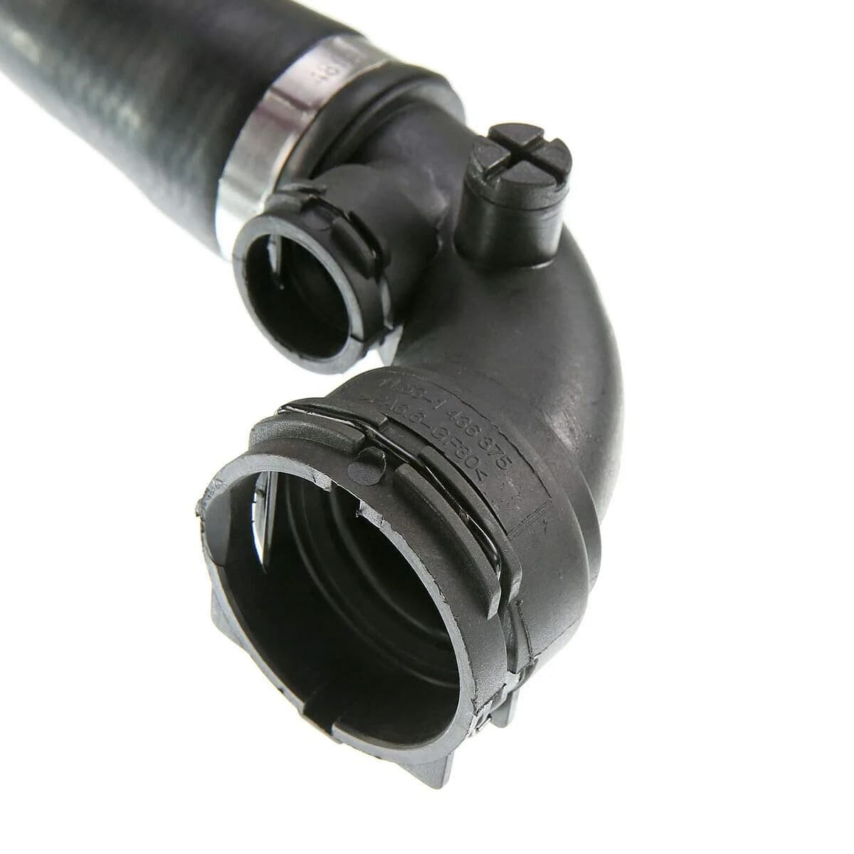 YHTAUTO Upper Radiator Coolant Hose Pipe for BMW X3 E83 2004-2006 2.5L/3.0L Petrol | 41.5cm (16.3in) Reinforced Rubber - view 6