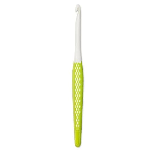 Prym Ergonomic Crochet Hook J/6mm (Plastic, Rubber) | Smooth Glide & Comfortable Grip thumbnail 2