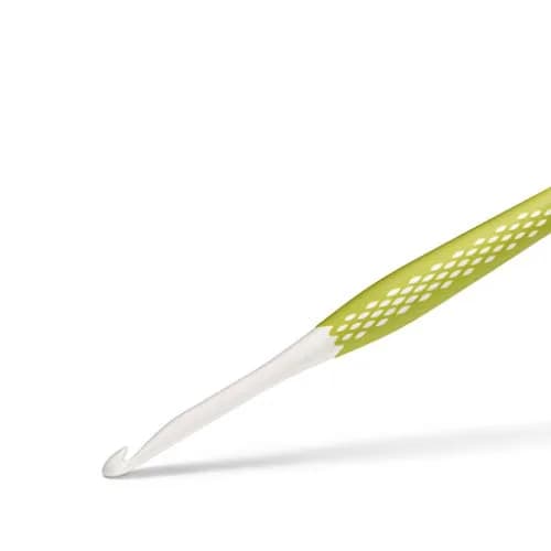 Prym Ergonomic Crochet Hook J/6mm (Plastic, Rubber) | Smooth Glide & Comfortable Grip thumbnail 3