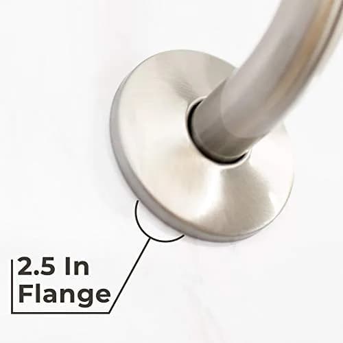 JS Jackson Supplies 10.5 Inch Shower Arm Extension with Flange, Brushed Nickel | Raises Showerhead 10.5 Inches thumbnail 6