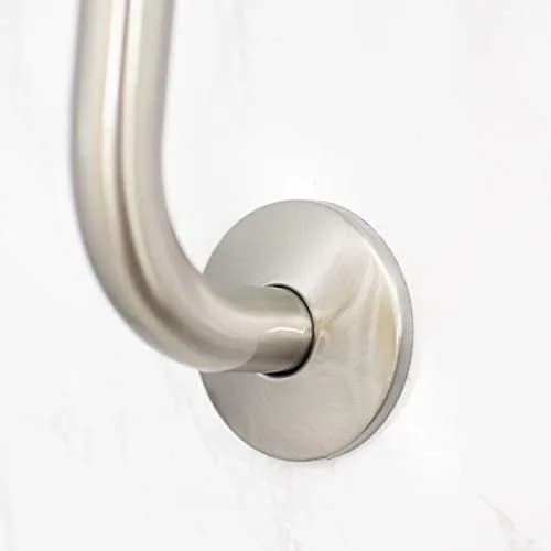 JS Jackson Supplies 10.5 Inch Shower Arm Extension with Flange, Brushed Nickel | Raises Showerhead 10.5 Inches thumbnail 3