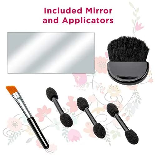 Vokai Makeup Kit Gift Set - 41 Eye Shadows, 7 Body Glitters, 1 Lip Liner Pencil, 1 Lipstick, 4 Blushs, Eye liner pencil, 5 Concealers, 2 Lip Gloss, 5 Bronzers, Mirror | Complete Cosmetic Starter Set for All Occasions thumbnail 6