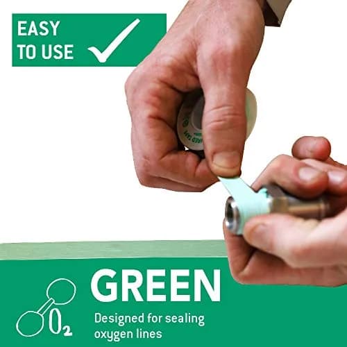 Gasoila Green PTFE Thread Seal Tape 1/2 Inch x 260 Inch | Leak-Proof, High-Density, Non-Toxic, 3 Pack thumbnail 2