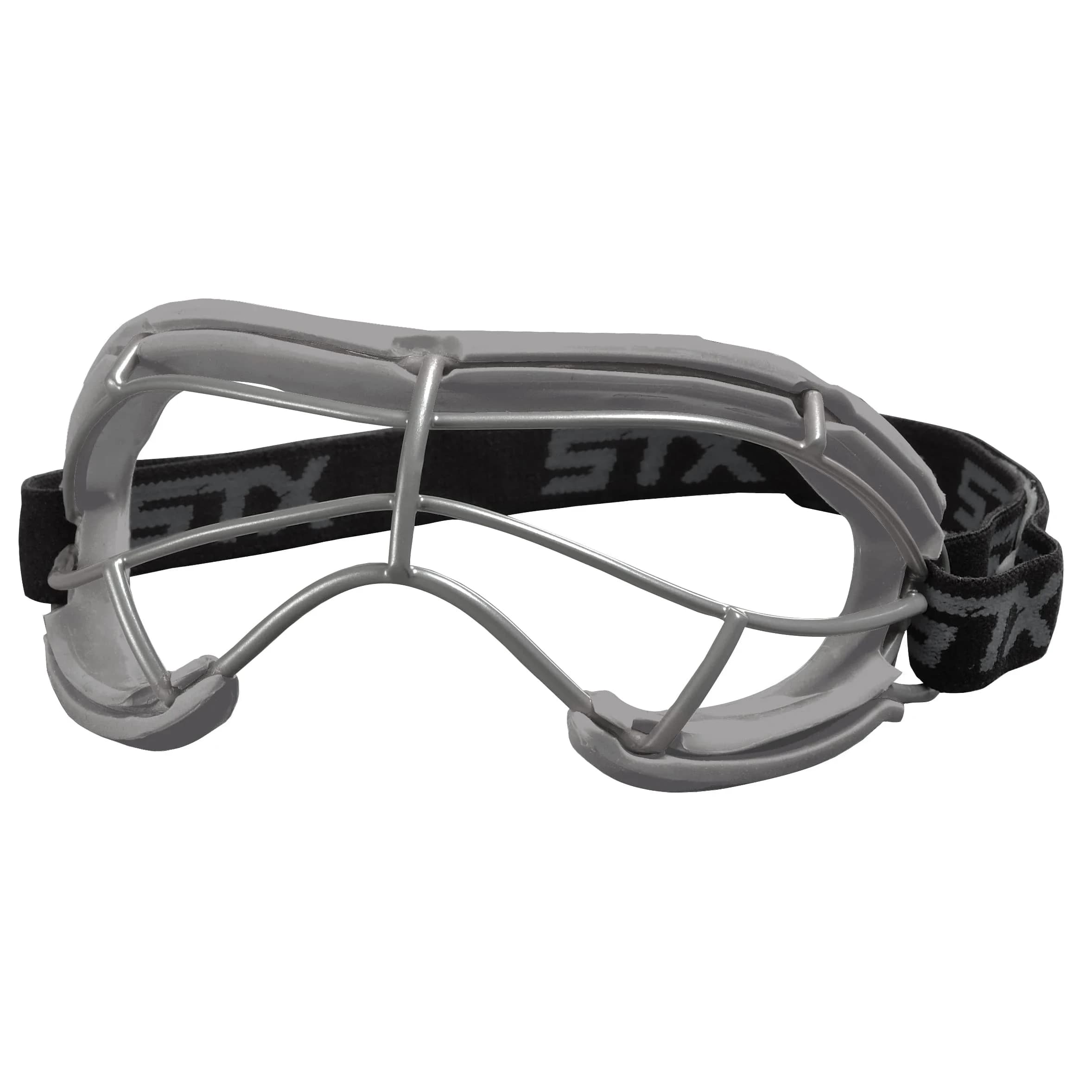 STX 4Sight+ S Youth Lacrosse Goggles - Grey | SEI Certified ASTM F3077-177 - main product image