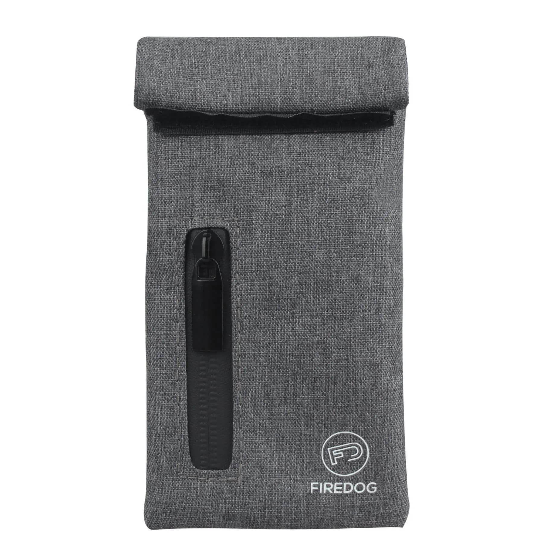 FIREDOG Smell Proof Bag 18 cm (7 in) x 7.5 cm (3 in) Gray | Odor-Absorbing Travel Pouch for Discreet Storage