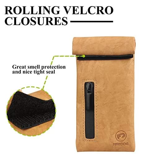 FIREDOG Smell Proof Pouch 7.9cm (3.1") x 15.2cm (6") | Activated Carbon Odor Protection thumbnail 5