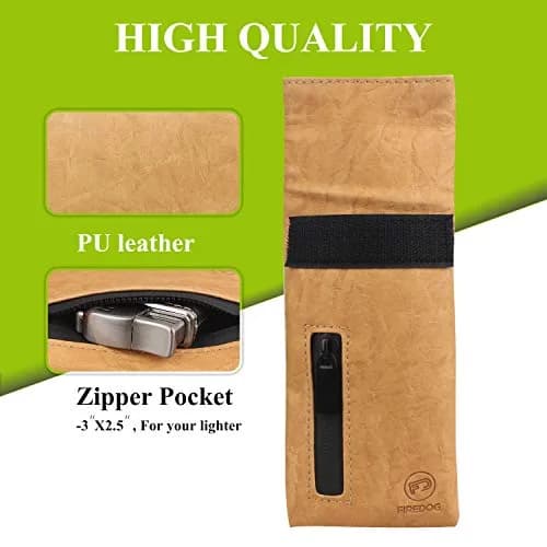 FIREDOG Smell Proof Pouch 7.9cm (3.1") x 15.2cm (6") | Activated Carbon Odor Protection thumbnail 3