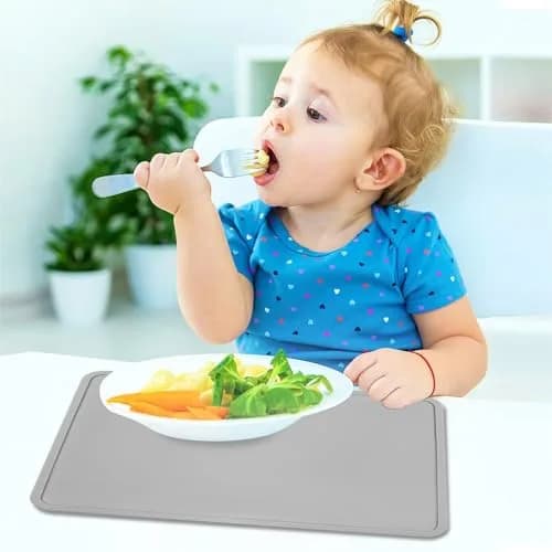 QPIX DIGITAL Silicone Placemat with Raised Edges | 47.75cm x 26.92cm (18.8" x 10.6") thumbnail 6