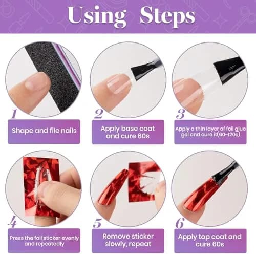 Beetles Nail Foil Glue 15ml | Easy DIY Nail Art Transfer with Long-Lasting Adhesion thumbnail 7