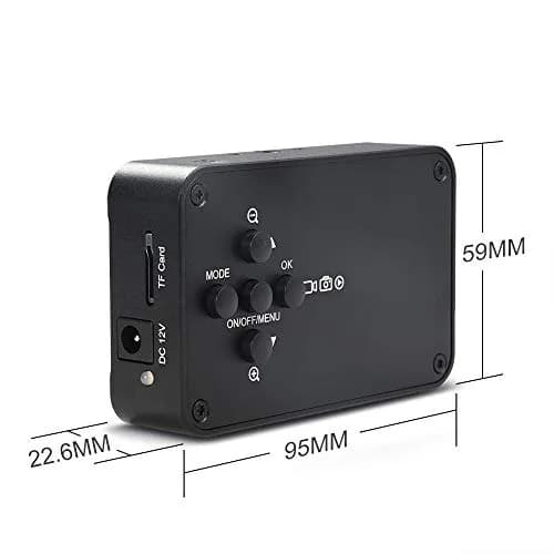 MOKOSE 12MP HDMI Camera 1080P USB HD Streaming Webcam, Recording 4K@30FPS Industry C/CS-Mount Camera with 3.2mm No Distortion Manual Lens thumbnail 3