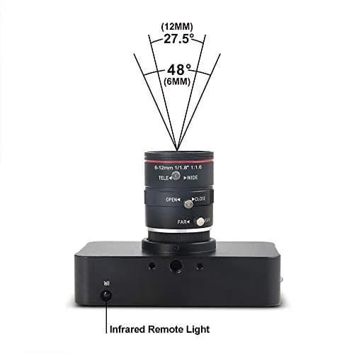 MOKOSE 12MP HDMI Camera 1080P USB Webcam 4K Recording | Industry C/CS-Mount Lens thumbnail 5