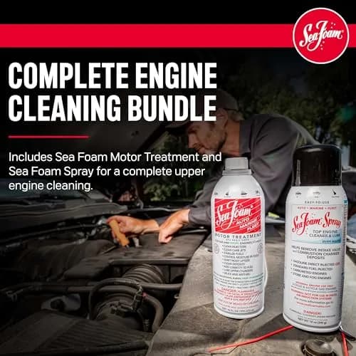 Sea Foam Motor Treatment and Intake Cleaner Combo Pack 473ml (16 Fl Oz) | Cleans Fuel Systems & Engine Internals thumbnail 2