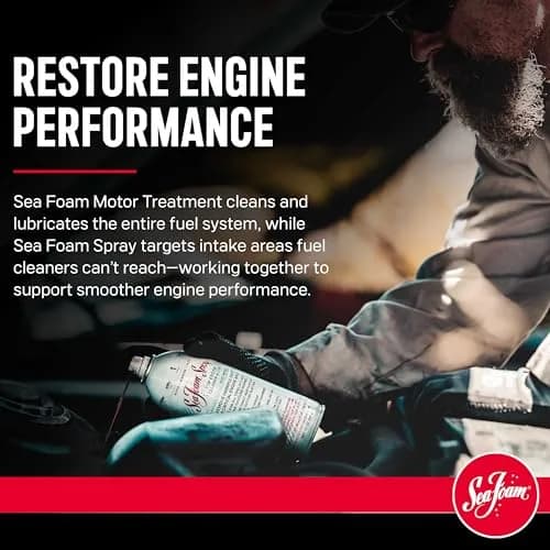 Sea Foam Motor Treatment and Intake Cleaner Combo Pack 473ml (16 Fl Oz) | Cleans Fuel Systems & Engine Internals thumbnail 3