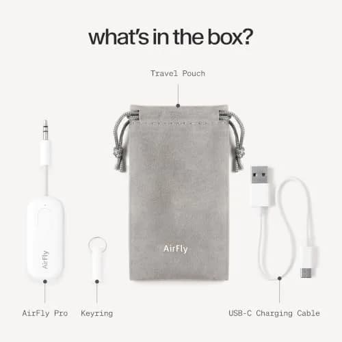 Twelve South AirFly Pro Bluetooth Wireless Audio Transmitter & Receiver, White | Transmits Audio from Any 3.5mm Jack thumbnail 8