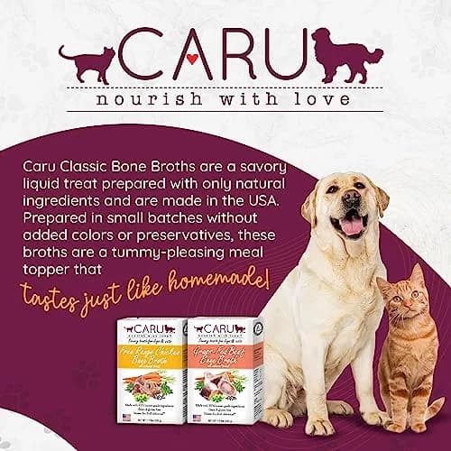 Caru Grass-Fed Beef Bone Broth for Dogs & Cats | Natural Protein & Immune Support (80c) thumbnail 6