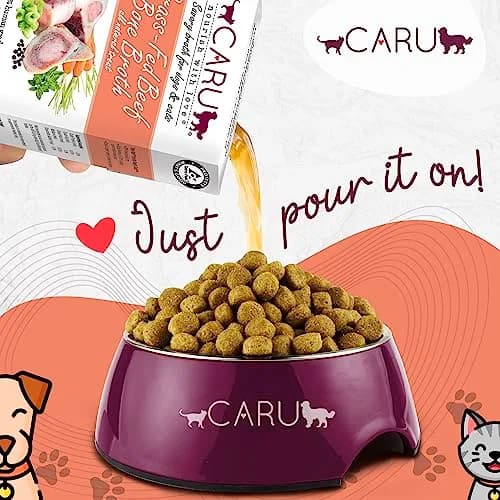 Caru Grass-Fed Beef Bone Broth for Dogs & Cats | Natural Protein & Immune Support (80c) thumbnail 3