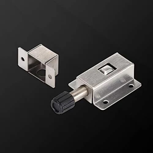 kaileyouxiangongsi Stainless Steel Spring Loaded Gate Latch 4 Pack | Heavy Duty Door Lock with Screws thumbnail 5