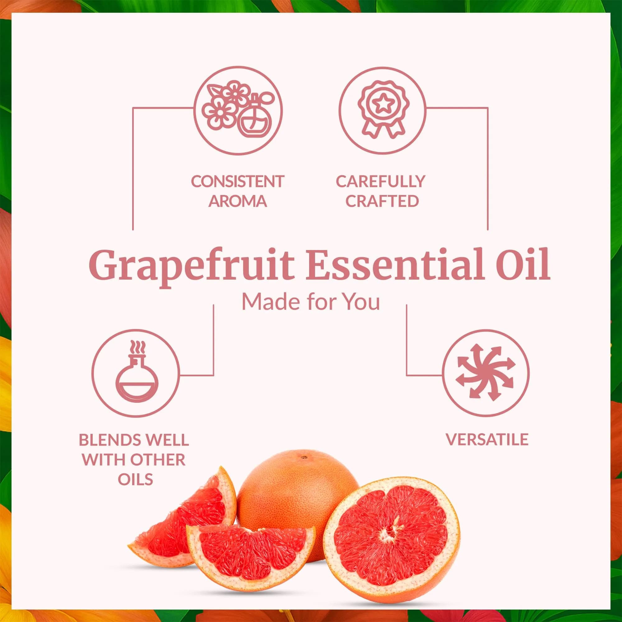 SVA ORGANICS Pink Grapefruit Essential Oil 4 Fl Oz (118 mL) - Pure & Natural Aromatherapy Oil - view 3