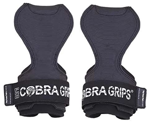 Cobra Grips PRO Black Sway Leather Weight Lifting Gloves with Wrist Wraps - 5.5-8.75" Wrist Support - main product image