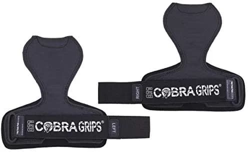 Cobra Grips PRO Black Sway Leather Weight Lifting Gloves with Wrist Wraps - 5.5-8.75" Wrist Support - view 2