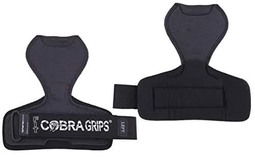 Cobra Grips FIT Black Sway Leather Weight Lifting Gloves with Wrist Wraps - 4.25"-7.0" Wrist - view 4