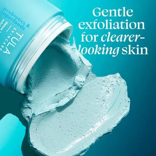 TULA Detox in a Jar Exfoliating Bentonite Clay Mask 1.7 oz | Deep Cleansing & Microbiome Balance thumbnail 3