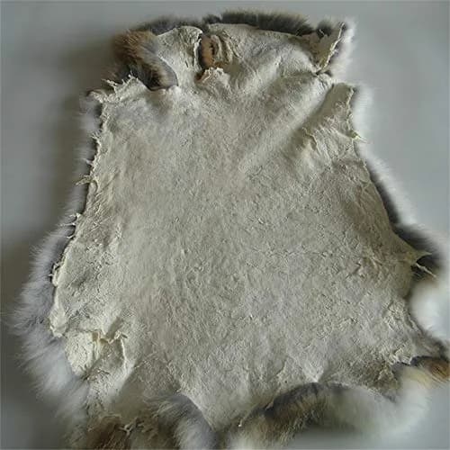 yingda1992 Natural Rabbit Fur Pelts 12" x 14" | Sewing Grade Crafting Material thumbnail 6
