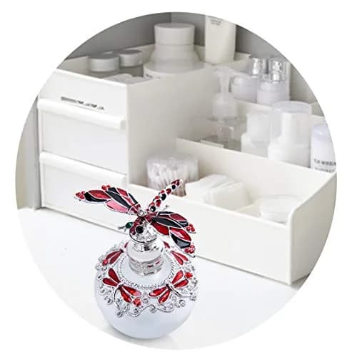 YU FENG Vintage Glass Perfume Bottle 40ml | Refillable Dragonfly Crystal Elegant Gift thumbnail 8