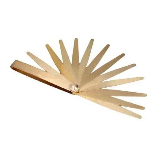 Utoolmart Metric Feeler Gauge Gap Measure Tool 0.05-1.0mm | High-Precision Brass, 100mm Length thumbnail 1