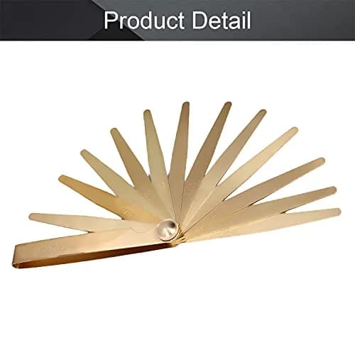 Utoolmart Metric Feeler Gauge Gap Measure Tool 0.05-1.0mm | High-Precision Brass, 100mm Length thumbnail 4