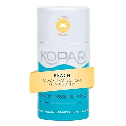 Kopari Aluminum Free Coconut Deodorant Beach Scent 56g (2 oz) | Plant-Based Odor Protection thumbnail 1
