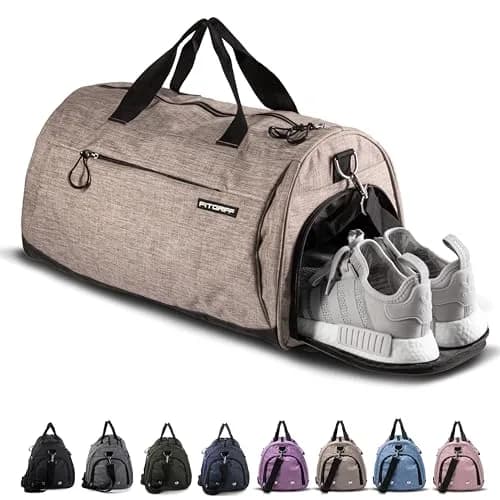 Fitgriff Gym Bag for Men & Women with Shoe & Wet Compartment | Travel & Sports Duffle 55L thumbnail 1