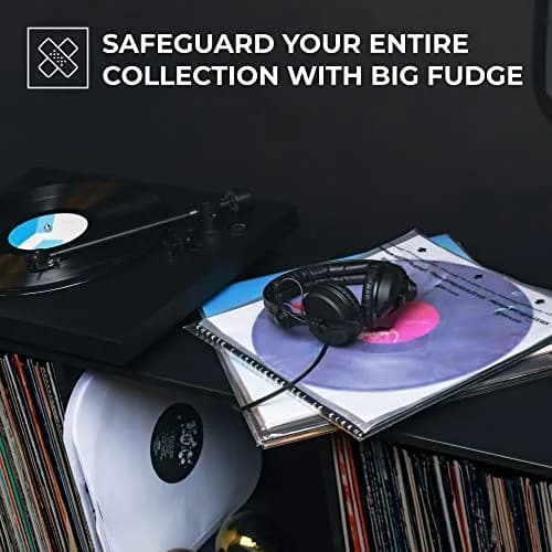 Big Fudge 12" Vinyl Record Sleeves - Premium Inner Sleeves 50 Pack - Acid Free, Anti Static, Dust & Scratch Protection thumbnail 3