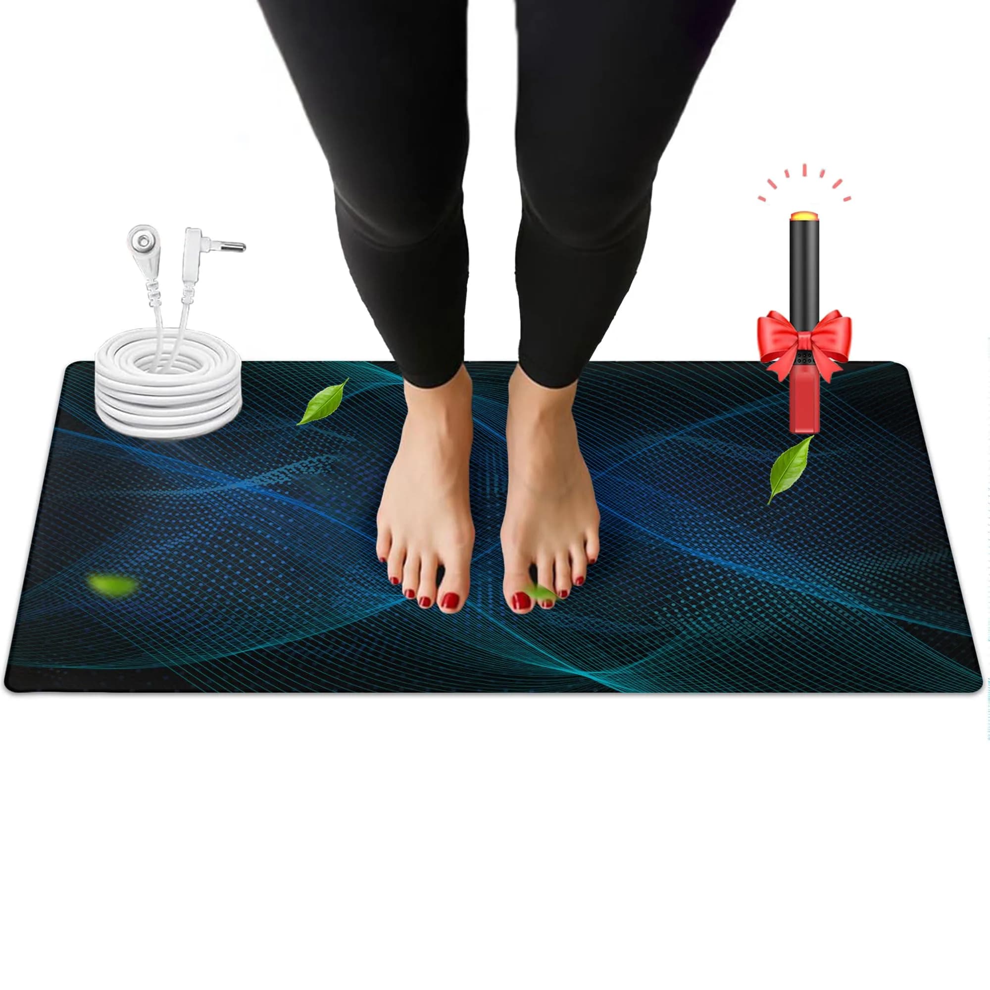 ATE Health Grounding Mat for Feet 68 cm (26.7 in) | Connect to Earth for Stress Relief & Better Sleep - main product image