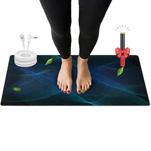 ATE Health Grounding Mat for Feet 68 cm (26.7 in) | Connect to Earth for Stress Relief & Better Sleep thumbnail 1
