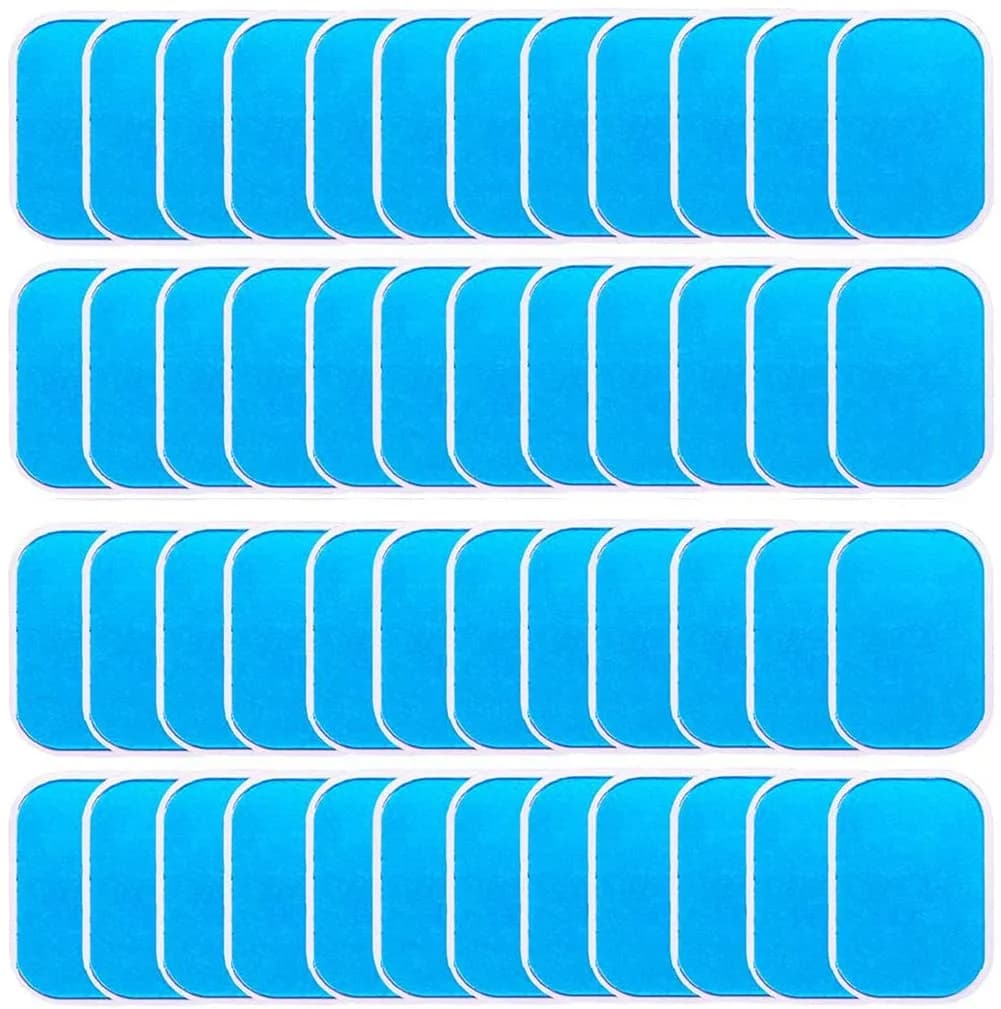 LEKEONE Abdominal Trainer Replacement Gel Pads 50 Pcs (25 Packs) | Conductive Gel for EMS Muscle Training - main product image
