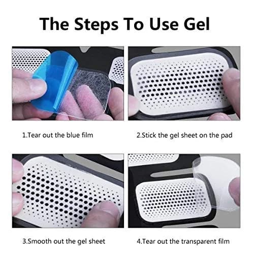 LEKEONE Abdominal Trainer Replacement Gel Pads 50 Pcs (25 Packs) | Conductive Gel for EMS Muscle Training thumbnail 2