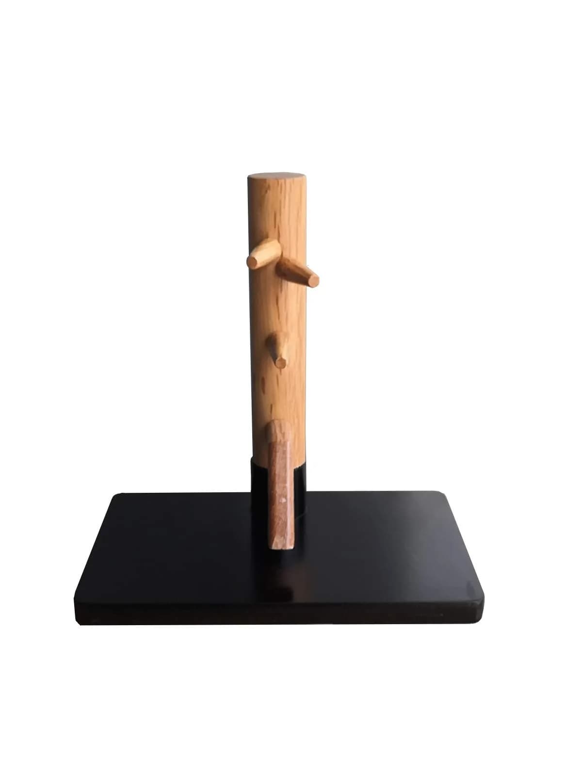 TAO Mini Wooden Dummy Decoration Wing Chun Kung Fu Collectible Wood Light Brown | Bruce Lee Replica